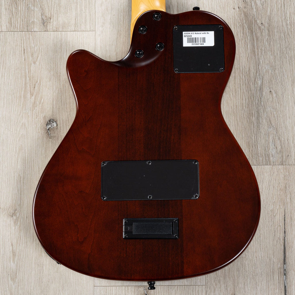 Godin A12 Natural SG 12-String Acoustic-Electric Guitar, Solid Cedar, Natural