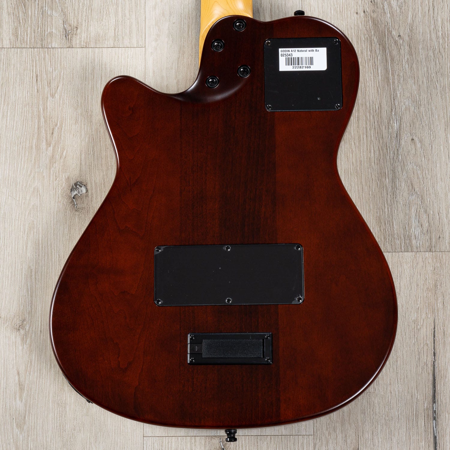 Godin A12 Natural SG 12-String Acoustic-Electric Guitar, Solid Cedar, Natural