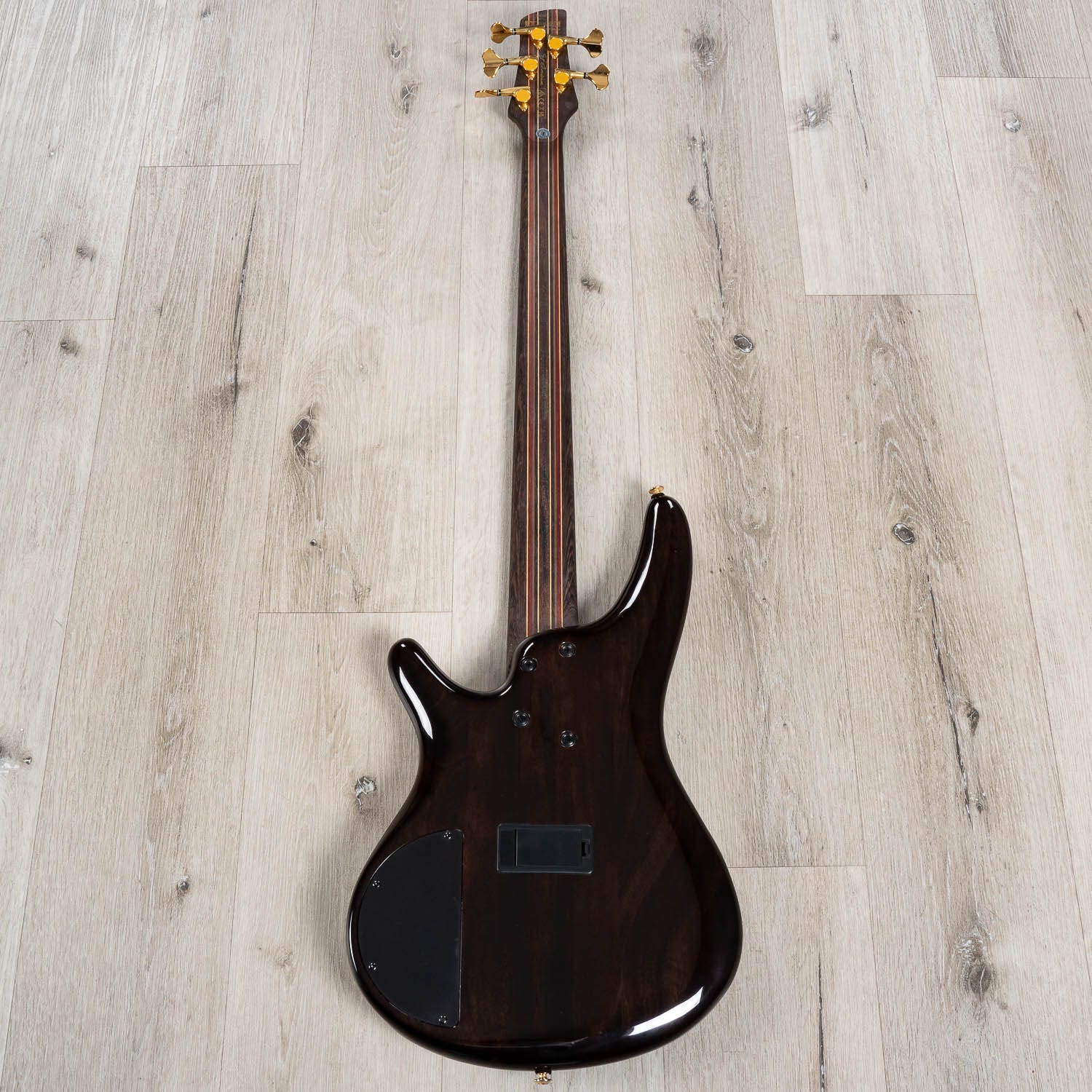 Ibanez SR2605 Premium Electric Bass Guitar, 5-String, Cerulean Blue Burst