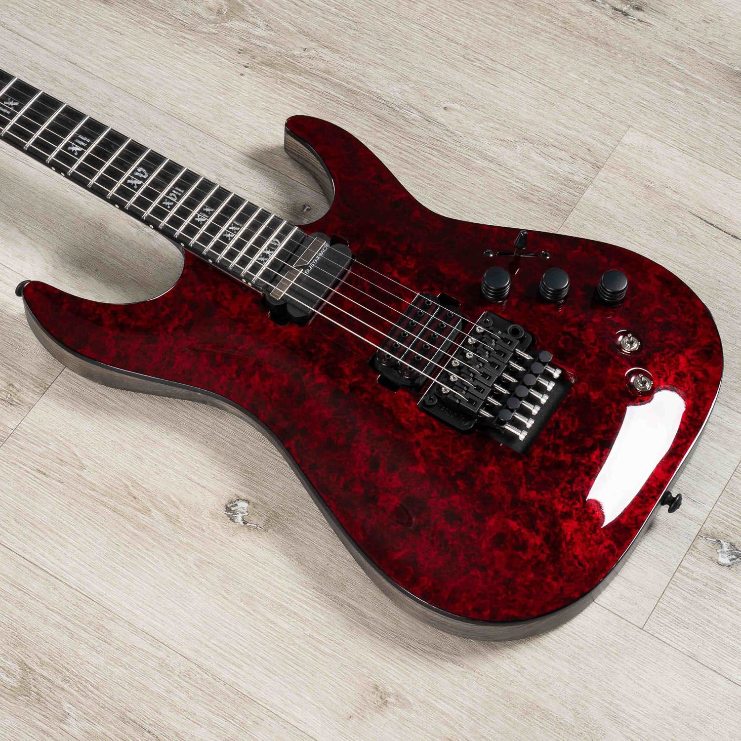 Schecter C-1 FR S Apocalypse Electric Guitar with Floyd Rose & Sustainiac - Red Reign