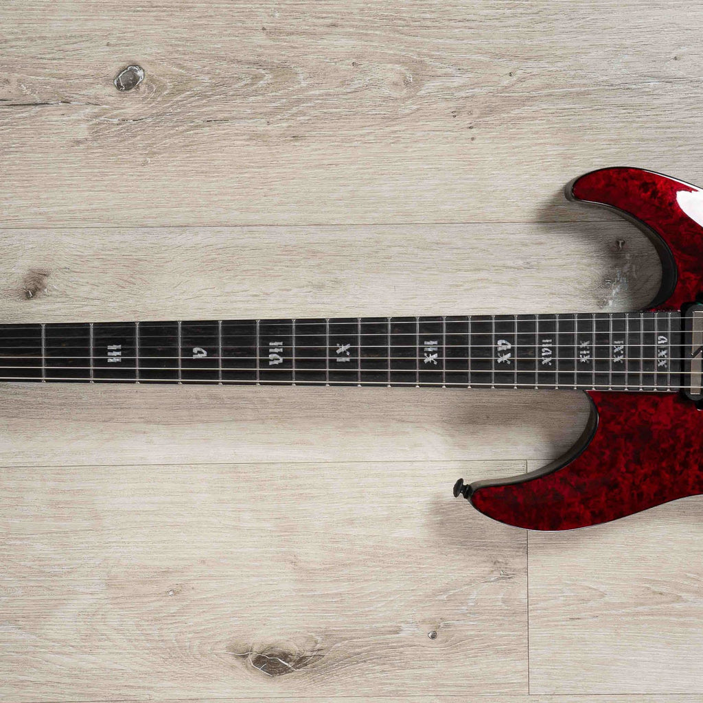 Schecter C-1 FR S Apocalypse Electric Guitar with Floyd Rose & Sustainiac - Red Reign