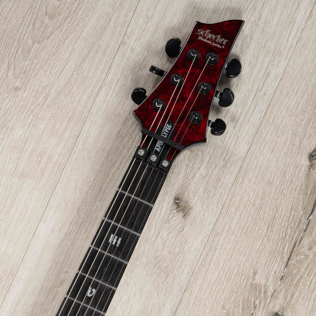 Schecter C-1 FR S Apocalypse Electric Guitar with Floyd Rose & Sustainiac - Red Reign