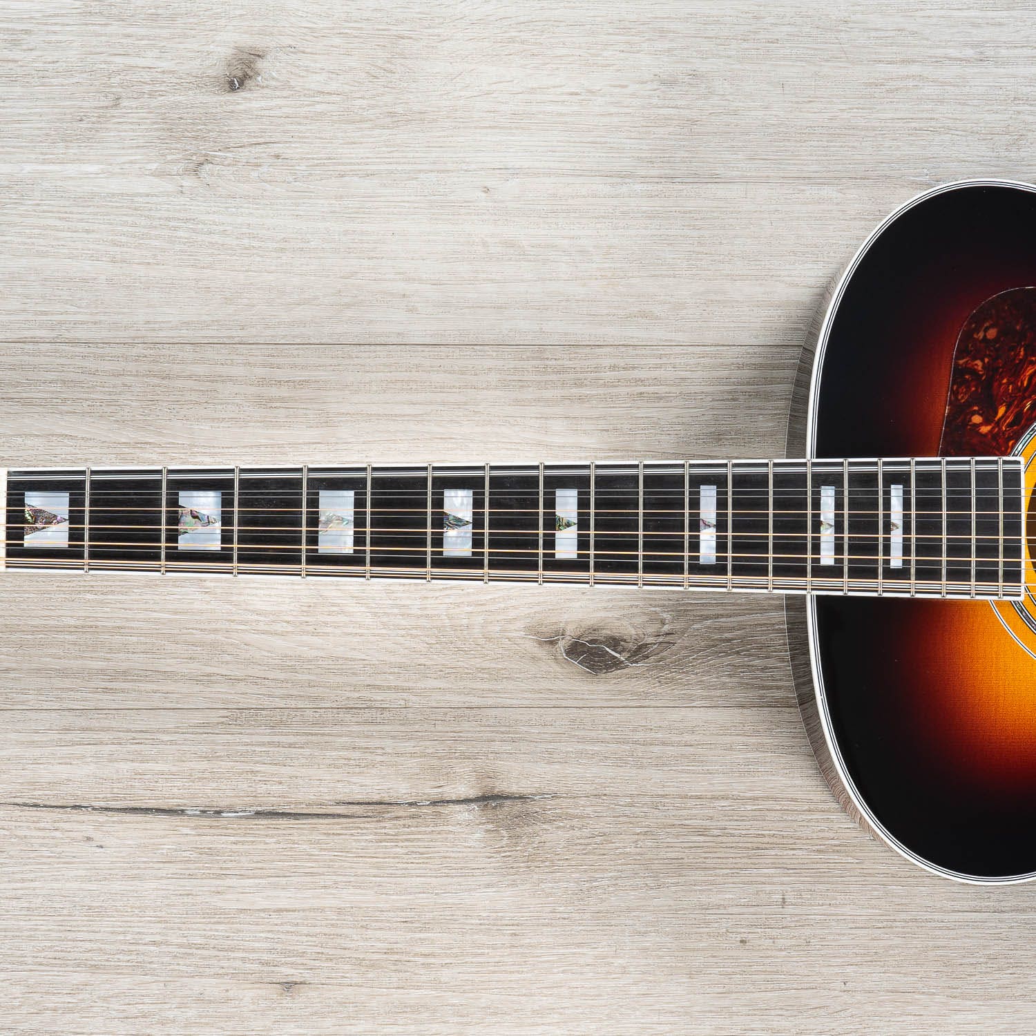 Guild F-512E Maple Jumbo 12-String Acoustic-Electric Guitar, Antique Sunburst