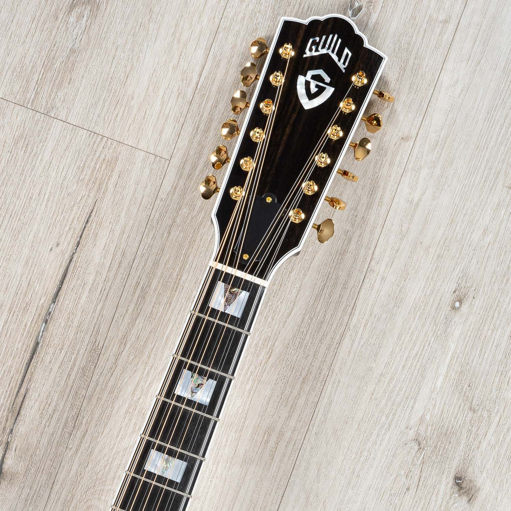 Guild F-512E Maple Jumbo 12-String Acoustic-Electric Guitar, Antique Sunburst