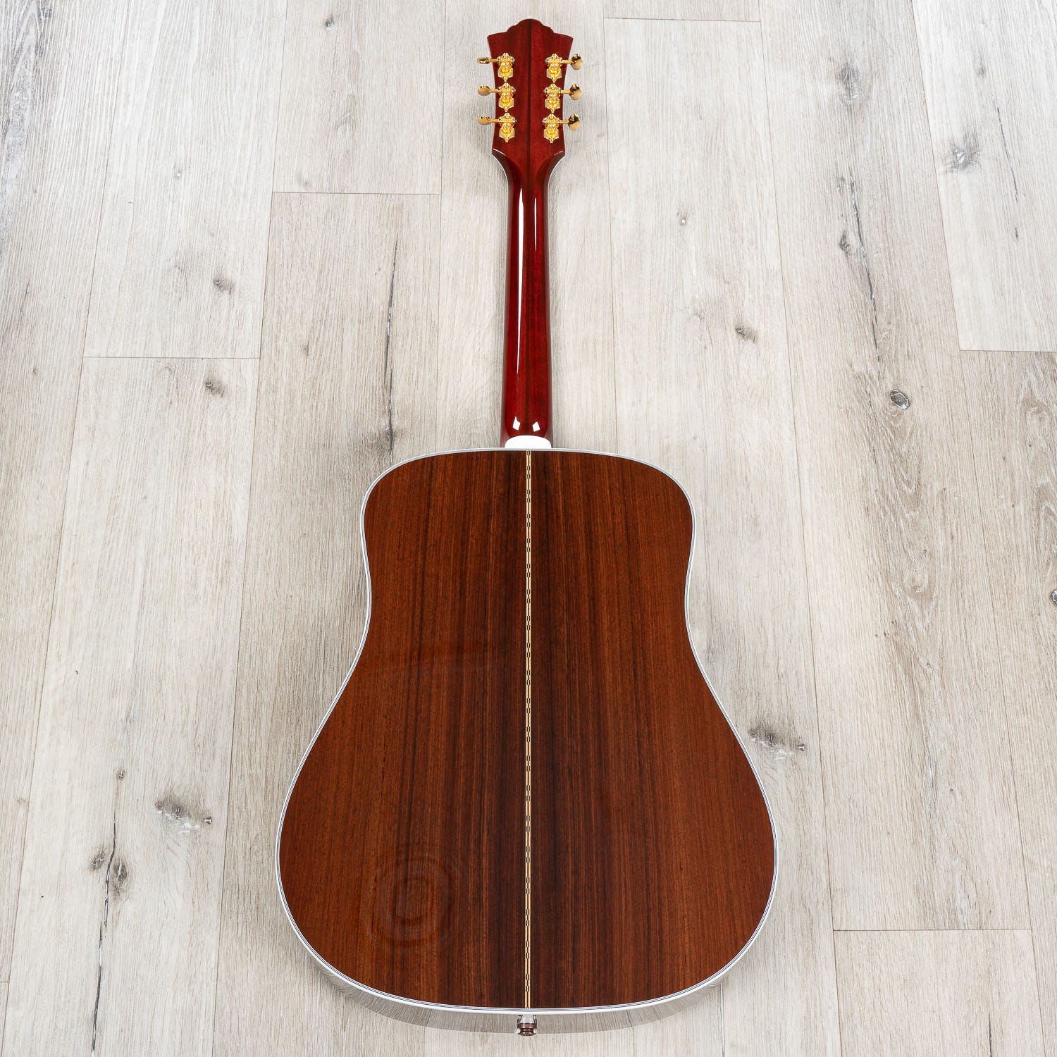 Guild D-55E Dreadnought Acoustic-Electric Guitar, Ebony Fretboard, Antique Burst