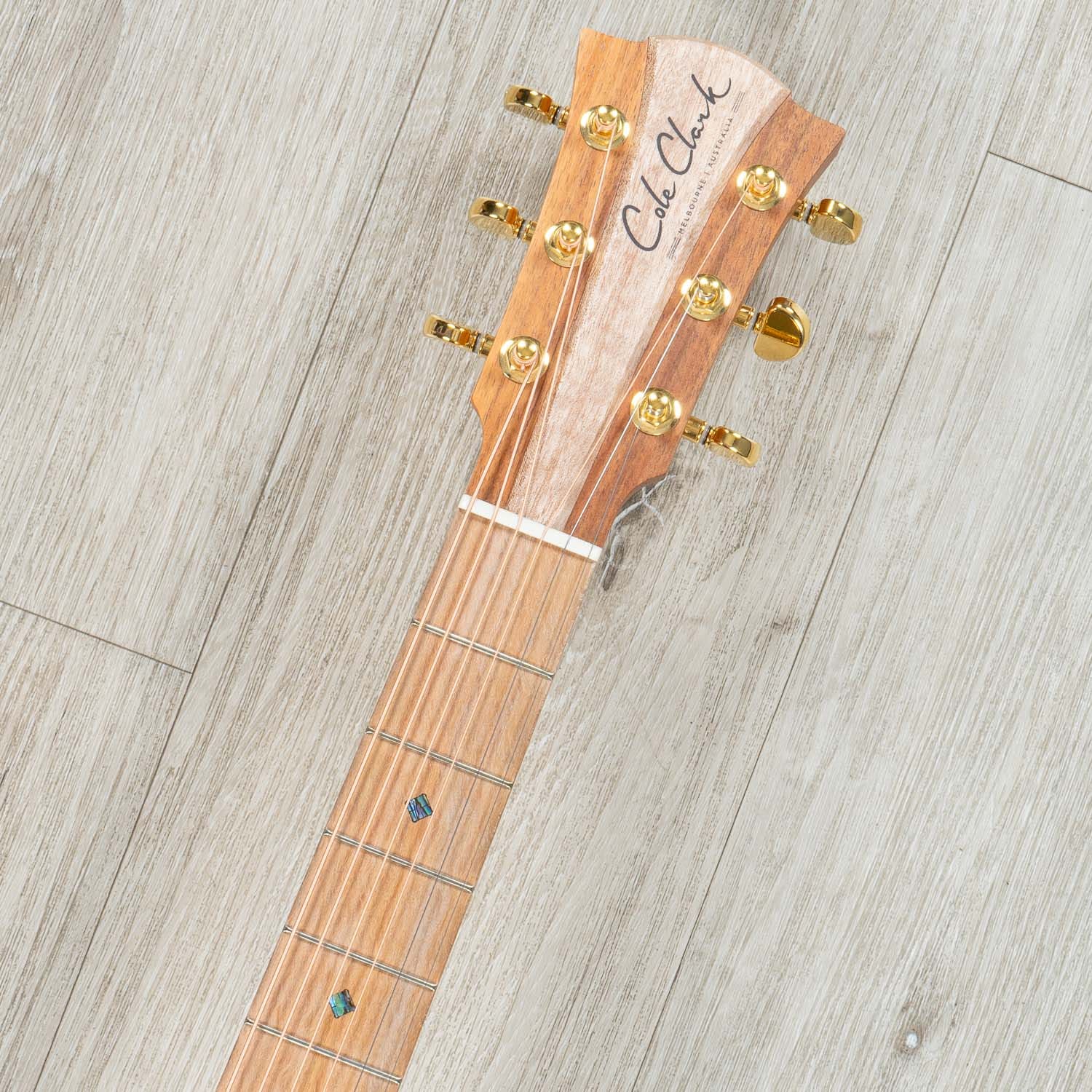 Cole Clark Fat Lady 2 Series FL2EC-RDBL Acoustic-Electric Guitar, Redwood Top, Hard Case