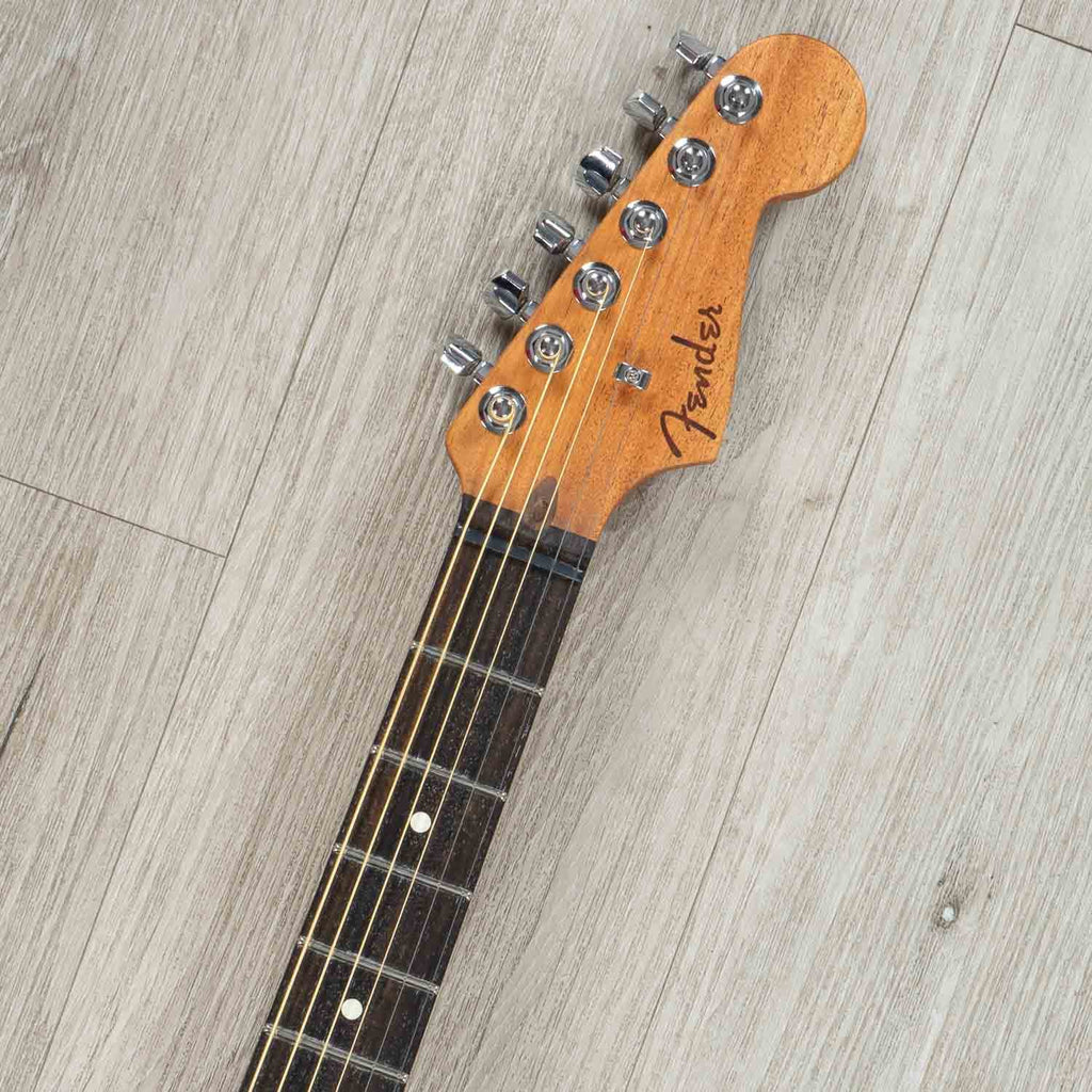 Fender American Acoustasonic Jazzmaster Acoustic-Electric Guitar, Tungsten