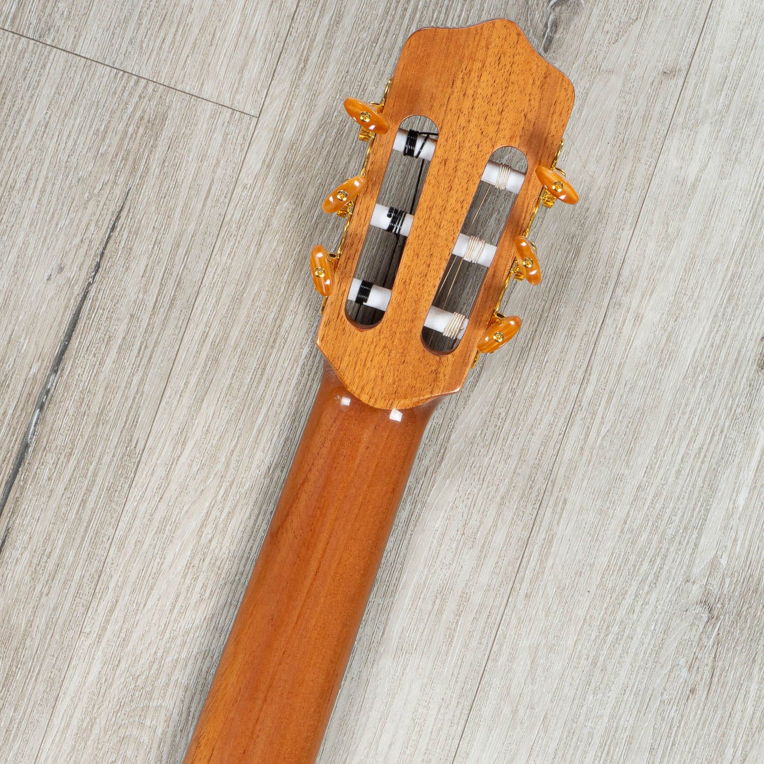 Kremona Rosa Blanca Nylon-String Flamenco Acoustic Guitar, Gloss Natural