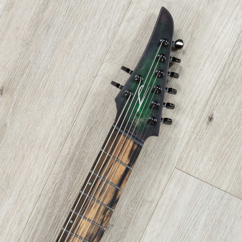 Legator Ninja N8FX 8-String Multi-Scale Electric Guitar, Fishman Fluence Pickups, Nexus