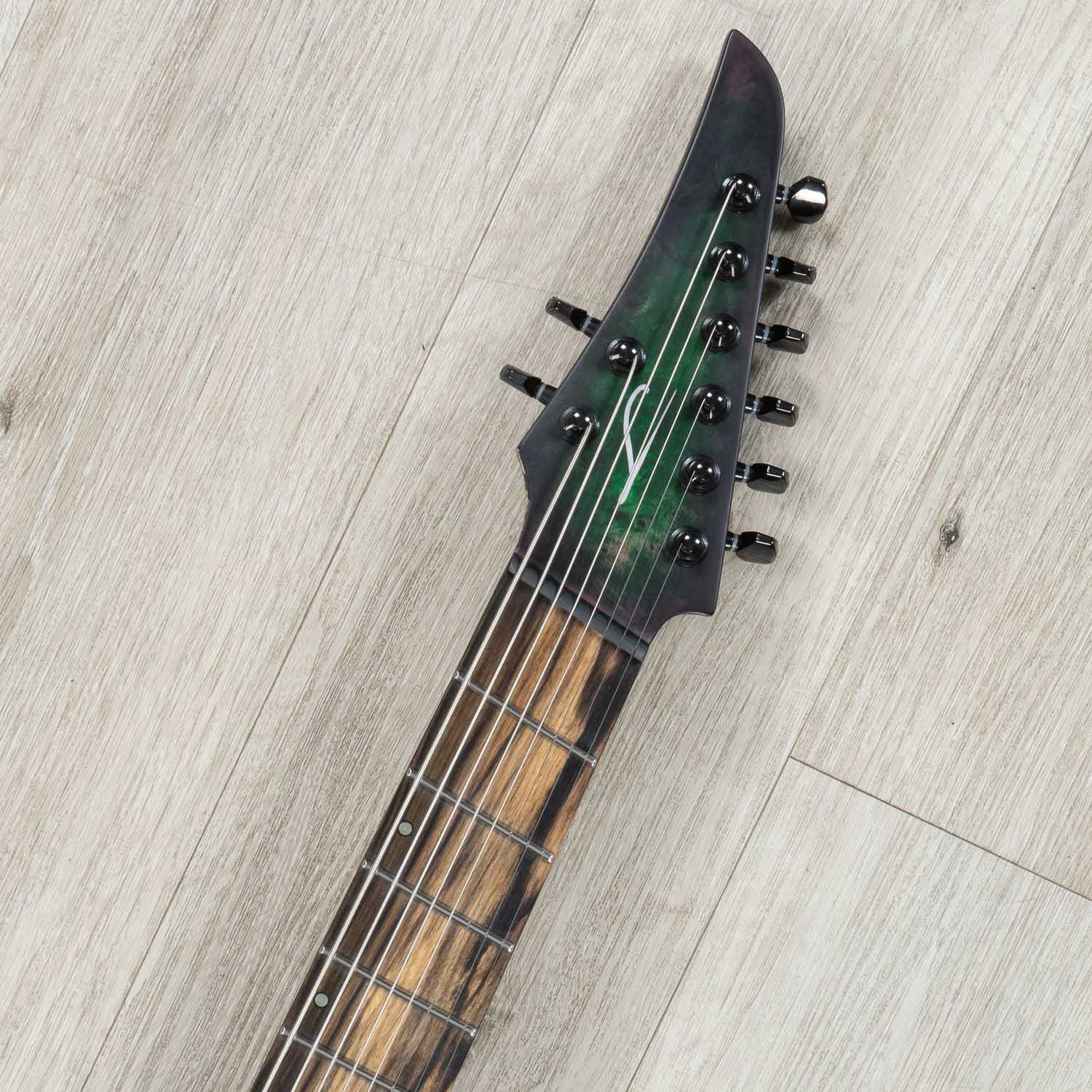 Legator Ninja N8FX 8-String Multi-Scale Electric Guitar, Fishman Fluence Pickups, Nexus