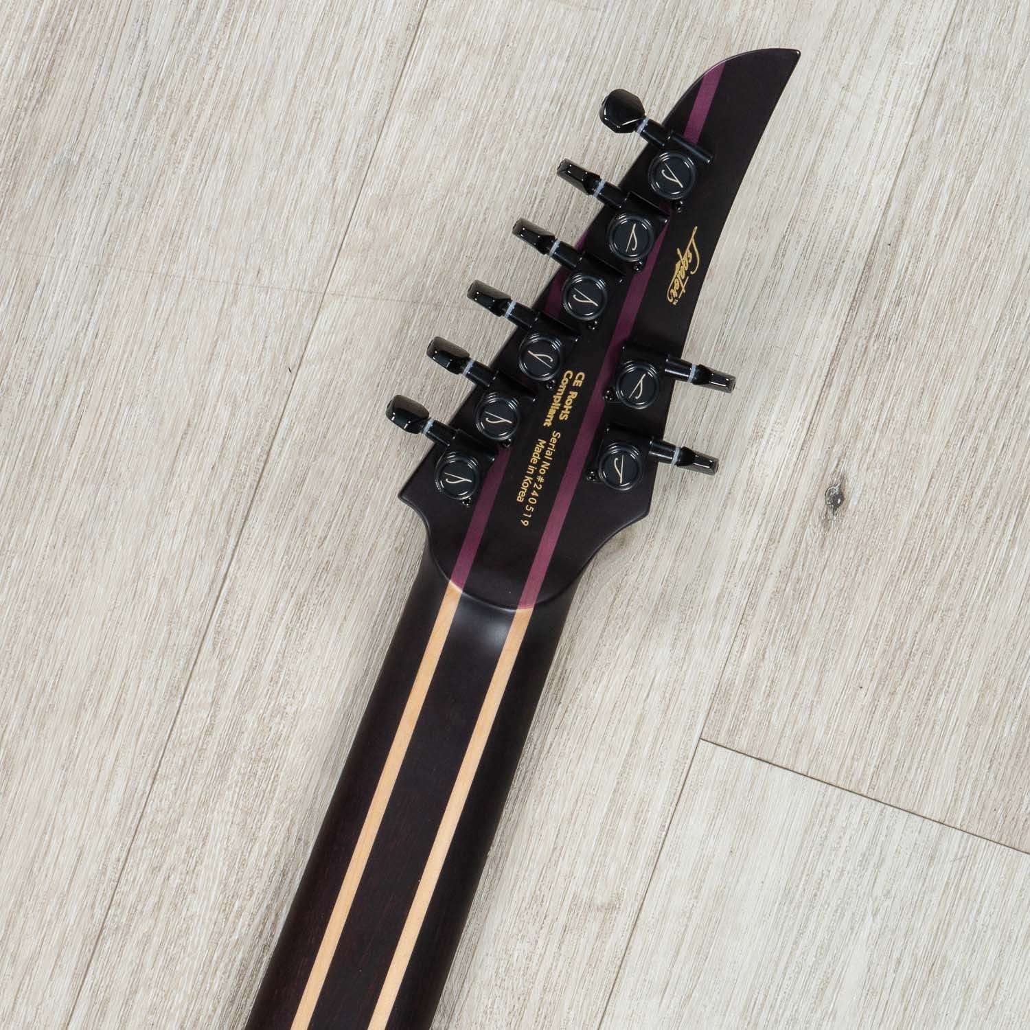 Legator Ninja N8FX 8-String Multi-Scale Electric Guitar, Fishman Fluence Pickups, Nexus