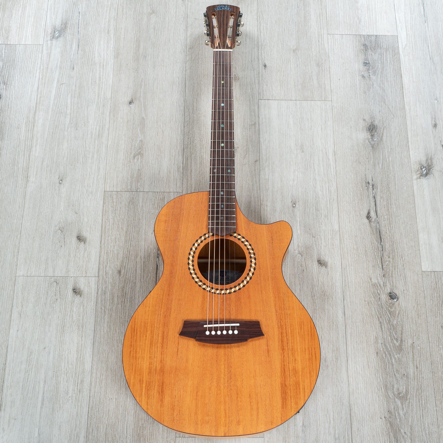 Cole Clark SRAN Grand Auditorium SRAN2EC-MMAH-R Acoustic-Electric Guitar, Mahogany Top, Back & Sides