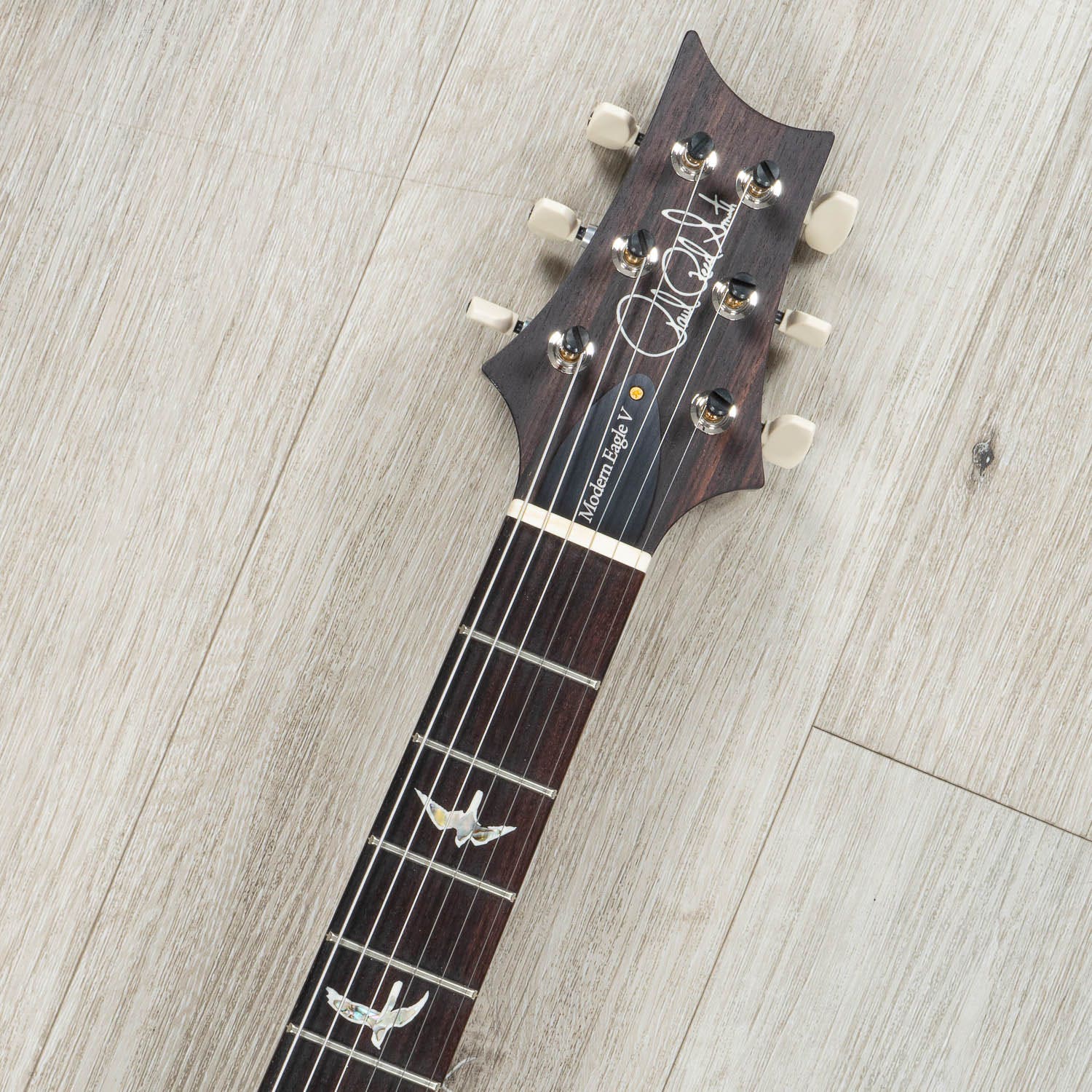 PRS Paul Reed Smith Modern Eagle V 10-Top Guitar, Rosewood Fretboard, Wing Tuners, Dark Cherry Sunburst