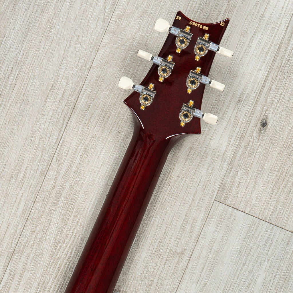 PRS Paul Reed Smith Modern Eagle V 10-Top Guitar, Rosewood Fretboard, Wing Tuners, Dark Cherry Sunburst