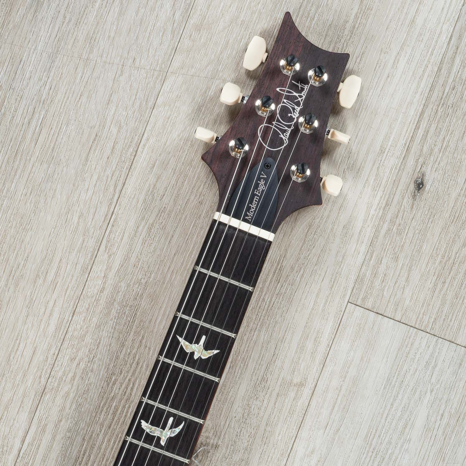 PRS Paul Reed Smith Modern Eagle V Guitar, Rosewood Fretboard, Wing Tuners, Charcoal