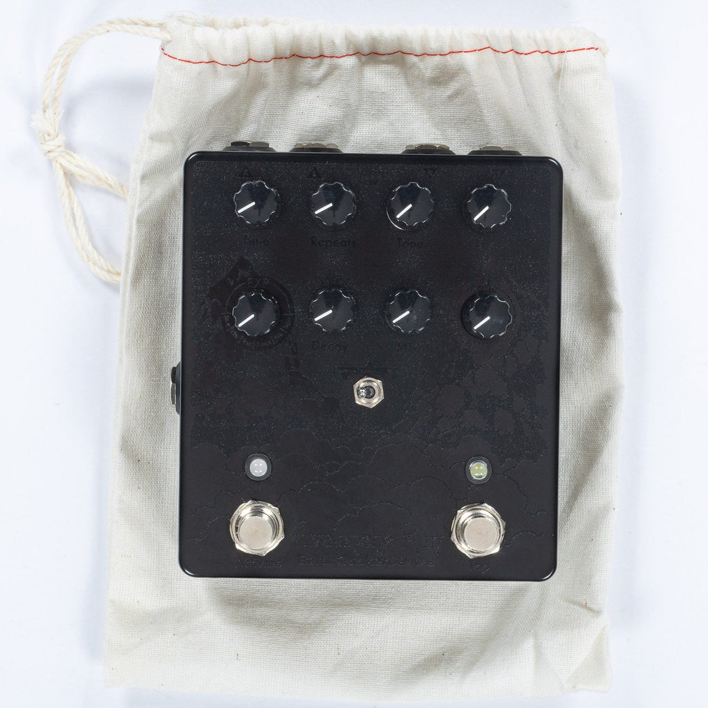 EQD EarthQuaker Devices Avalanche Run V2 Stereo Delay & Reverb Guitar Effects Pedal, Pitbull Audio Exclusive Black on Black