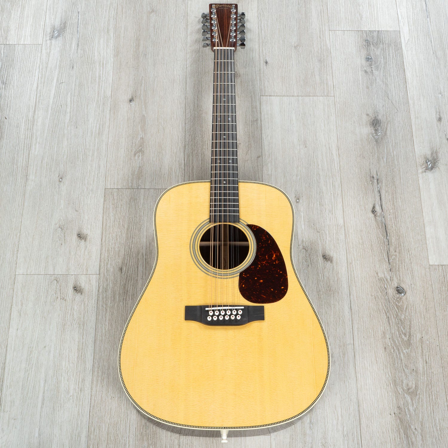 Martin Standard Series HD12-28 Dreadnought 12-String Acoustic Guitar, Rosewood Back & Sides, Spruce Aging Toner