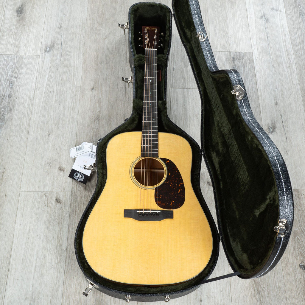 Martin Standard Series D-18 Dreadnought Acoustic Guitar, Mahogany Back & Sides, Spruce Aging Toner