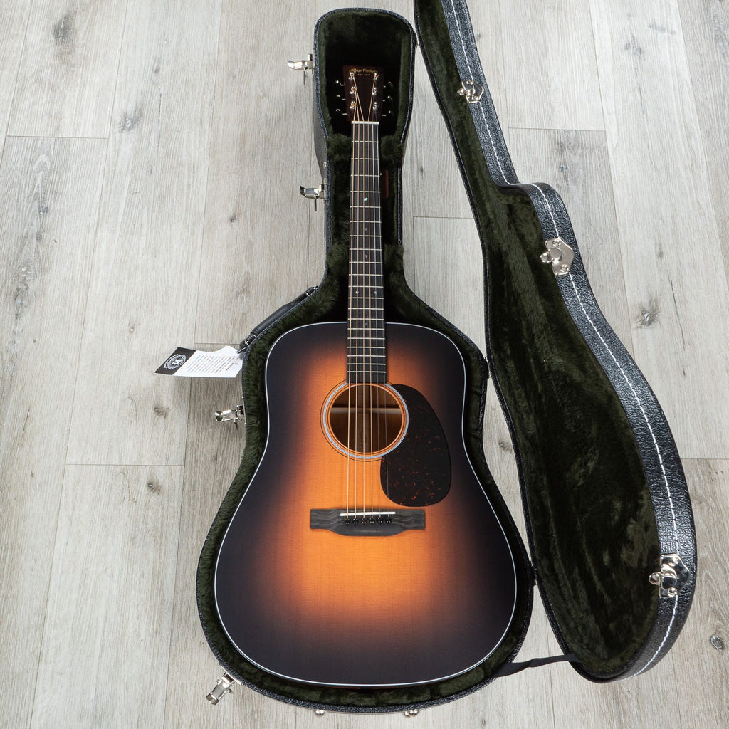 Martin Standard Series D-18 Dreadnought Acoustic Guitar, Mahogany & Spruce, Satin 1935 Sunburst