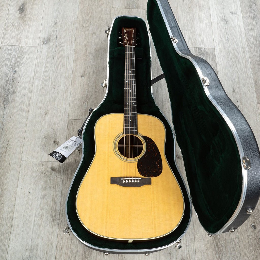 Martin Standard Series D-28 Satin Dreadnought Acoustic Guitar, Rosewood Back & Sides, Satin Spruce Aging Toner