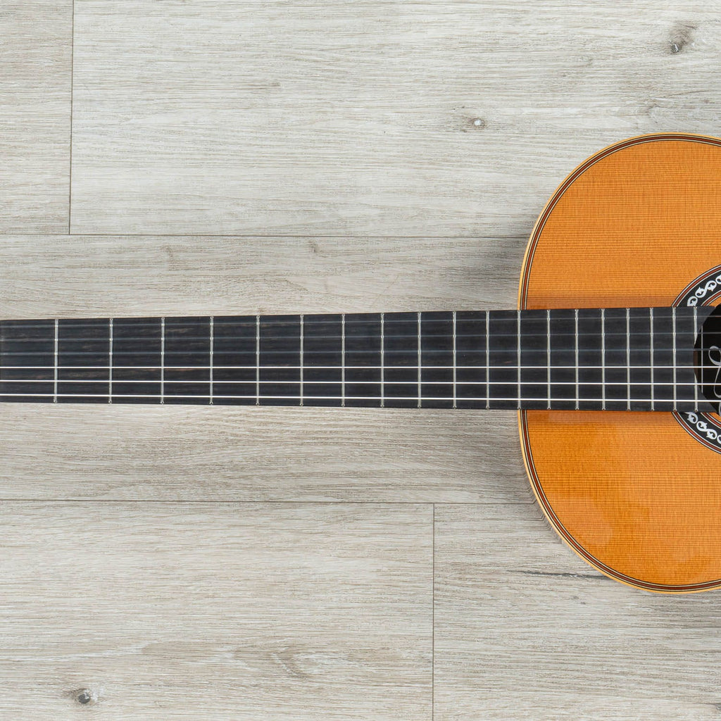 Cordoba Luthier C12 CD Classical Nylon-String Acoustic Guitar, Rosewood & Flamed Maple, Western Red Cedar