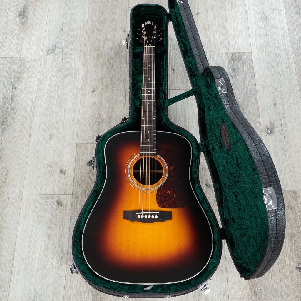Guild USA D-50 Standard Dreadnought Acoustic Guitar, Rosewood Fretboard, Vintage Antique Burst Gloss