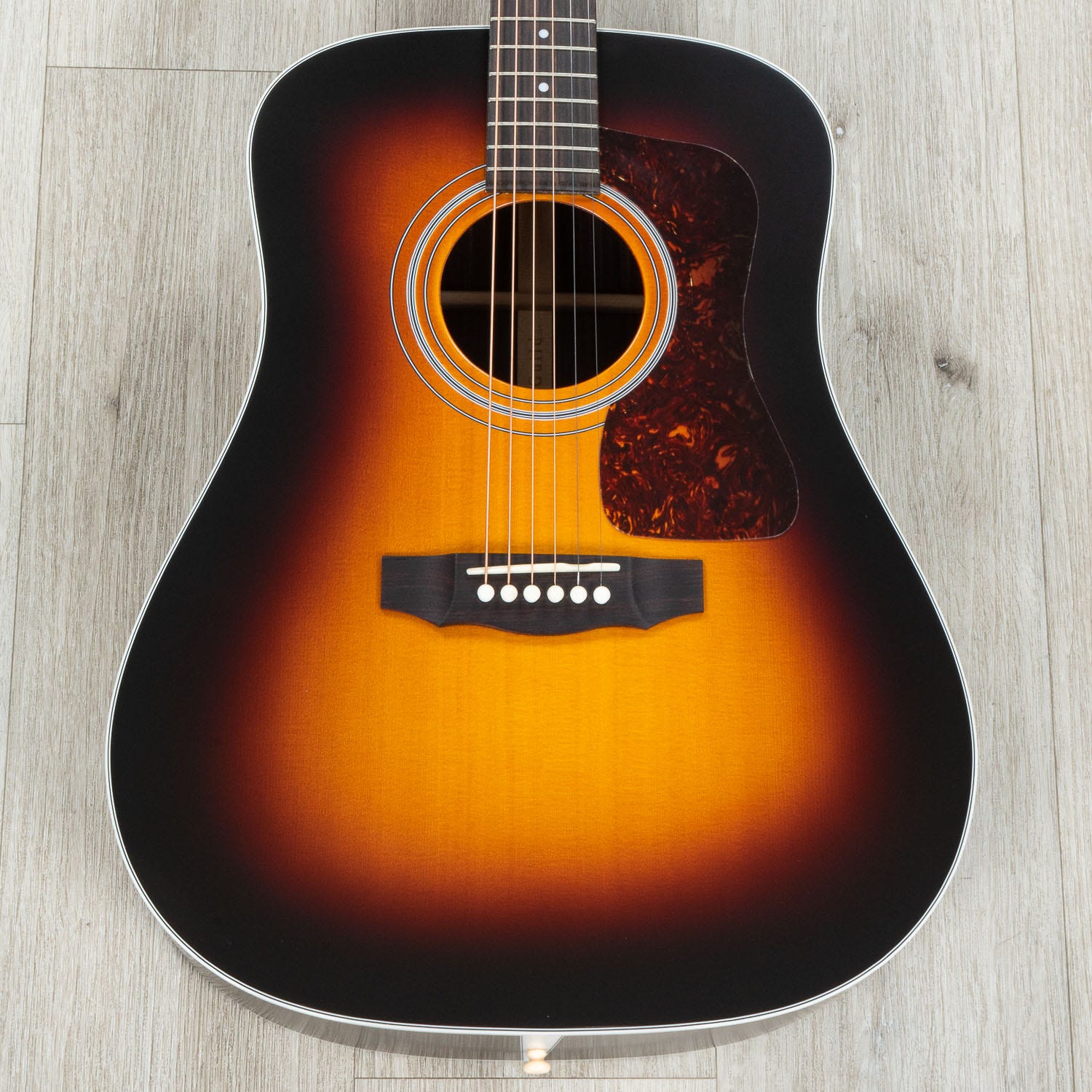Guild USA D-50 Standard Dreadnought Acoustic Guitar, Rosewood Fretboard, Vintage Antique Burst Gloss