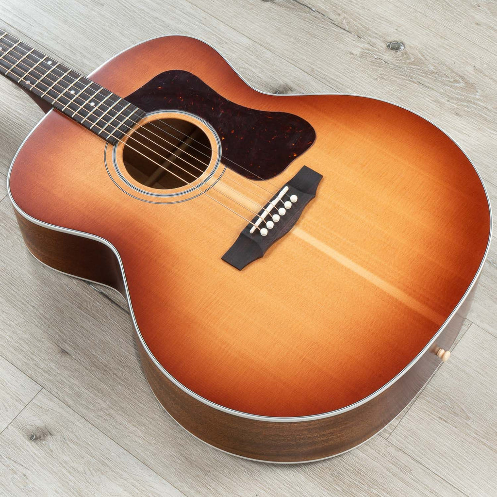 Guild USA F-40 Standard Jumbo Acoustic Guitar, Rosewood Fretboard, Vintage Pacific Sunset Burst Gloss