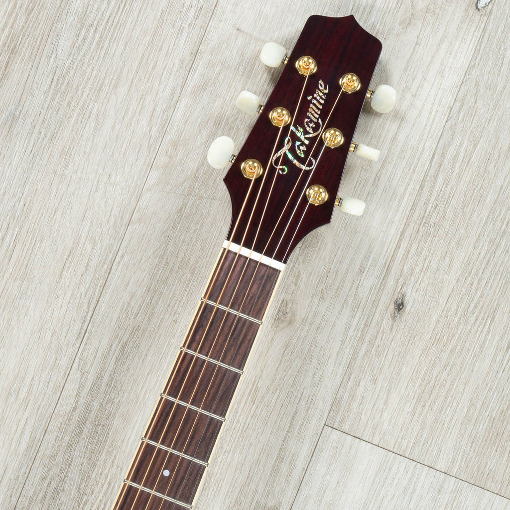 Takamine JJ325SRC John Jorgenson Signature Dreadnought Acoustic-Electric Guitar, Gloss Red