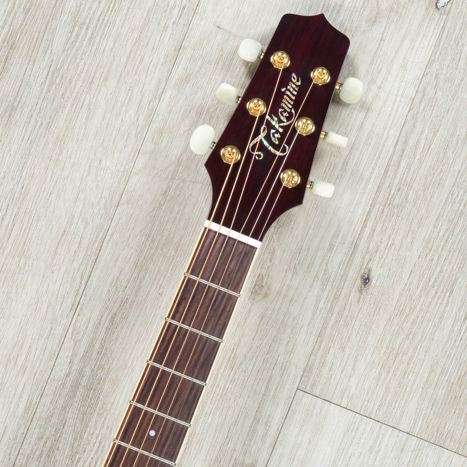 Takamine JJ325SRC John Jorgenson Signature Dreadnought Acoustic-Electric Guitar, Gloss Red