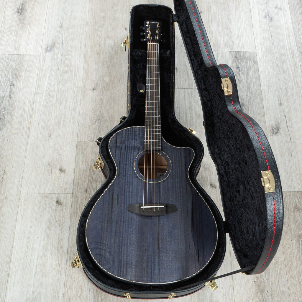 Breedlove Oregon Dreadnought Concerto CE Acoustic-Electric Guitar, Ebony Fretboard, Stormy Night