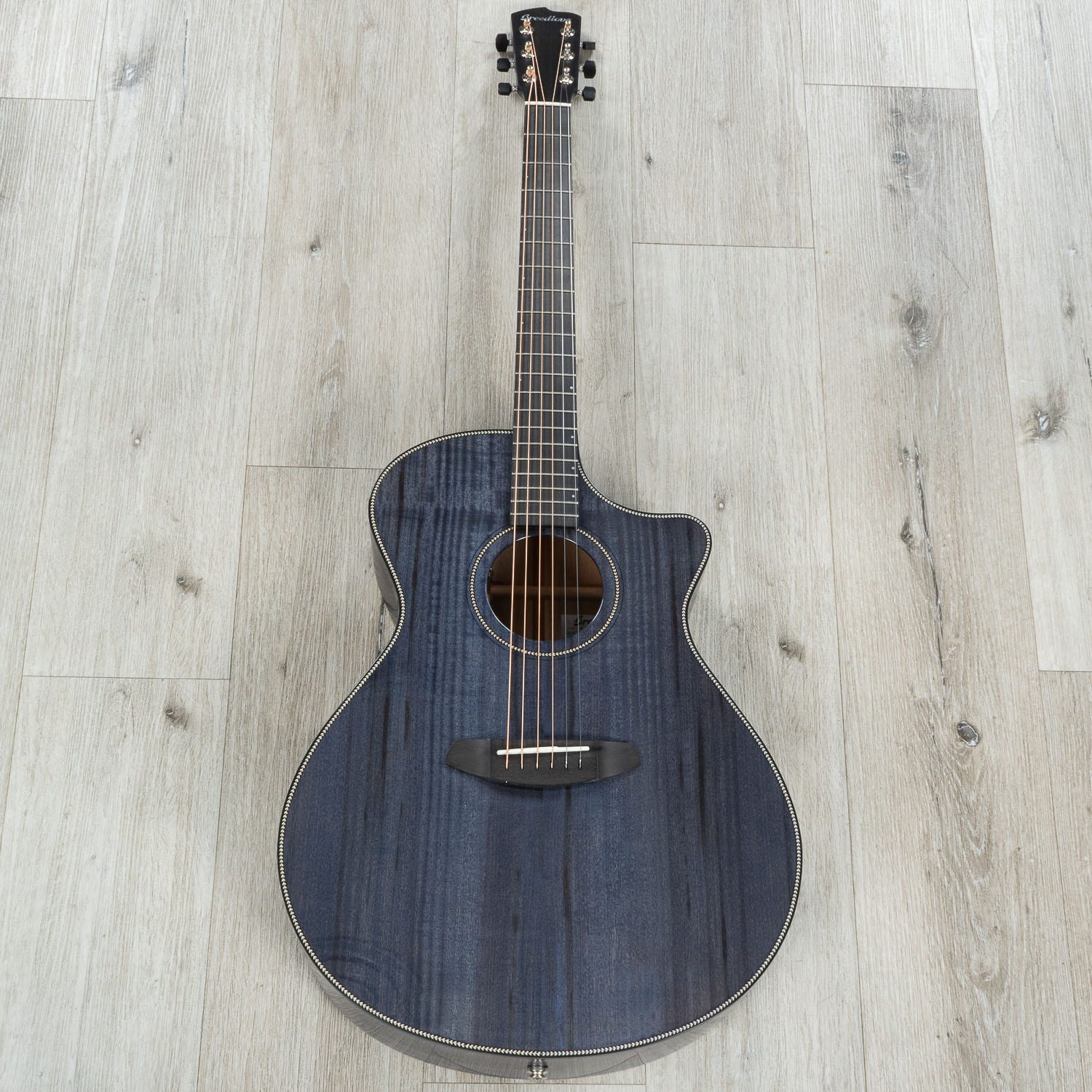 Breedlove Oregon Dreadnought Concerto CE Acoustic-Electric Guitar, Ebony Fretboard, Stormy Night