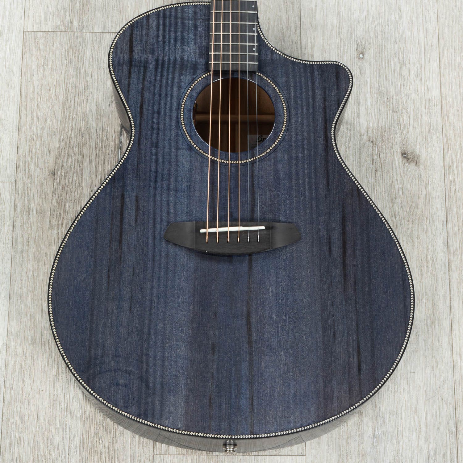 Breedlove Oregon Dreadnought Concerto CE Acoustic-Electric Guitar, Ebony Fretboard, Stormy Night