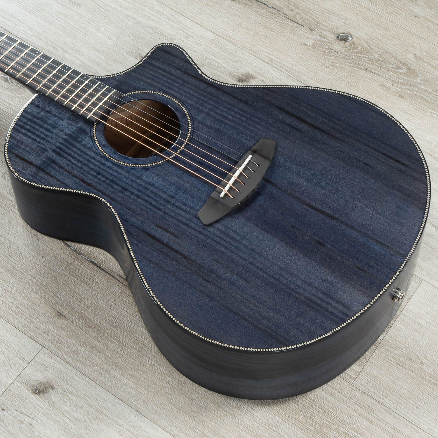 Breedlove Oregon Dreadnought Concerto CE Acoustic-Electric Guitar, Ebony Fretboard, Stormy Night