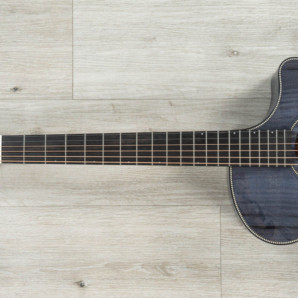 Breedlove Oregon Dreadnought Concerto CE Acoustic-Electric Guitar, Ebony Fretboard, Stormy Night