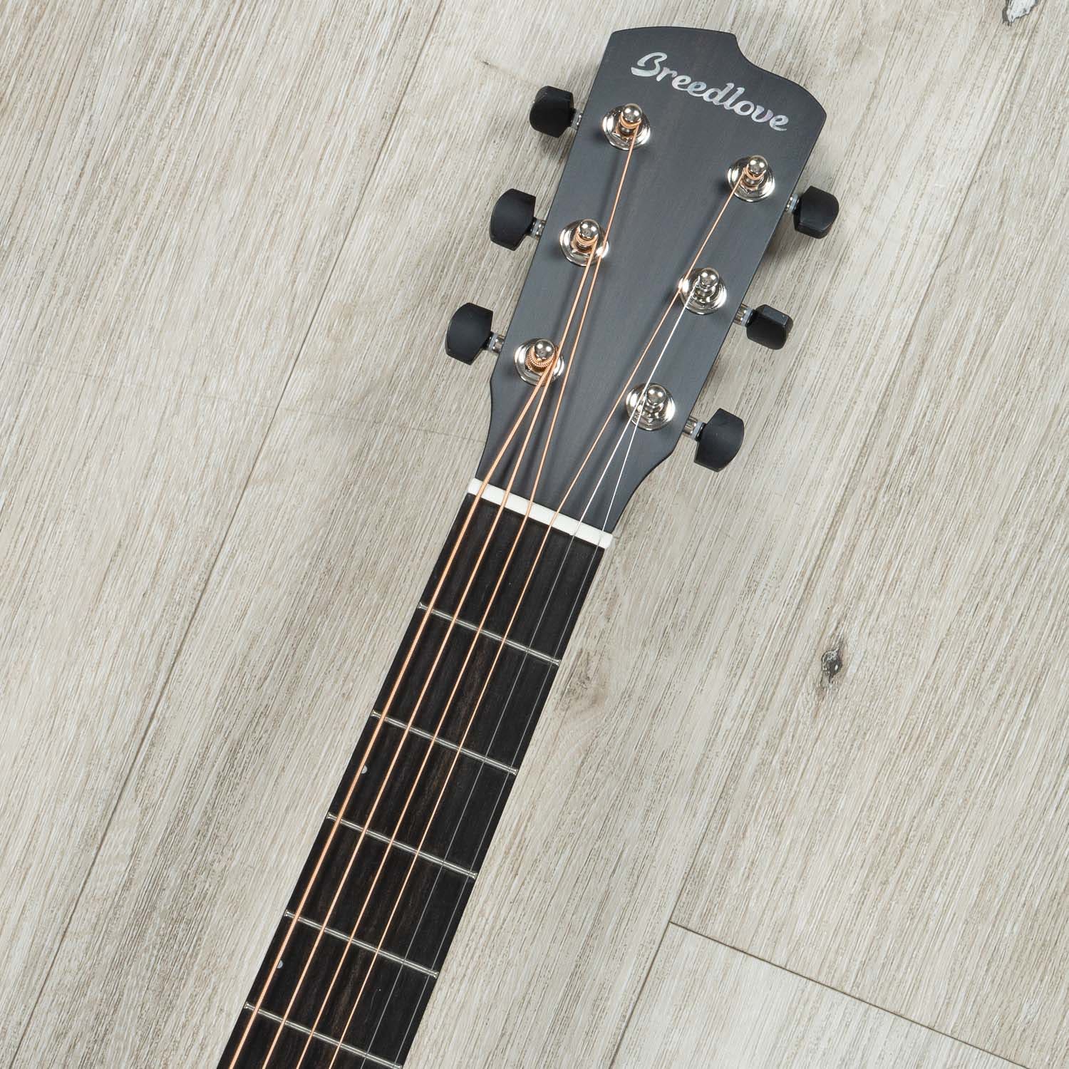 Breedlove Oregon Dreadnought Concerto CE Acoustic-Electric Guitar, Ebony Fretboard, Stormy Night
