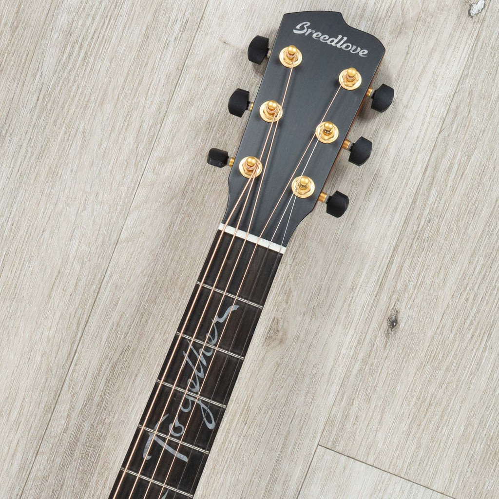 Breedlove Jeff Bridges Signature Oregon Dreadnought Concerto CE Acoustic-Electric Guitar, Bourbon Burst
