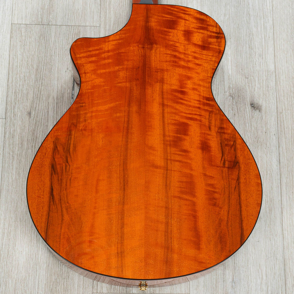 Breedlove Jeff Bridges Signature Oregon Dreadnought Concerto CE Acoustic-Electric Guitar, Bourbon Burst