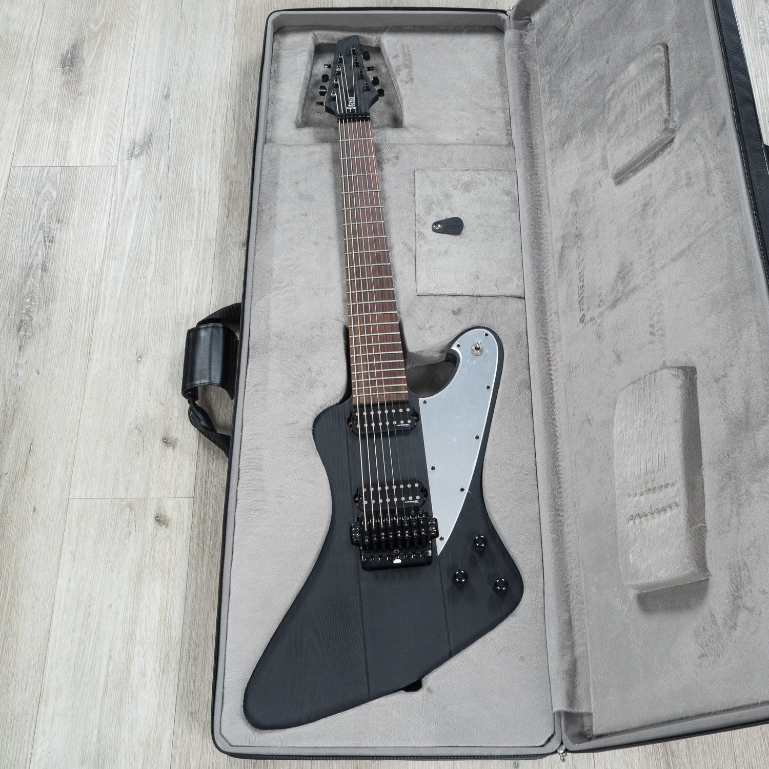 Ibanez FTM33 WK Fredrik Thordendal Signature 8-String Electric Guitar, Rosewood Fingerboard, Hard Case - Weathered Black