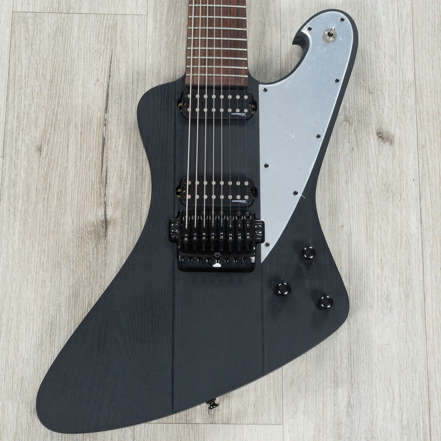 Ibanez FTM33 WK Fredrik Thordendal Signature 8-String Electric Guitar, Rosewood Fingerboard, Hard Case - Weathered Black