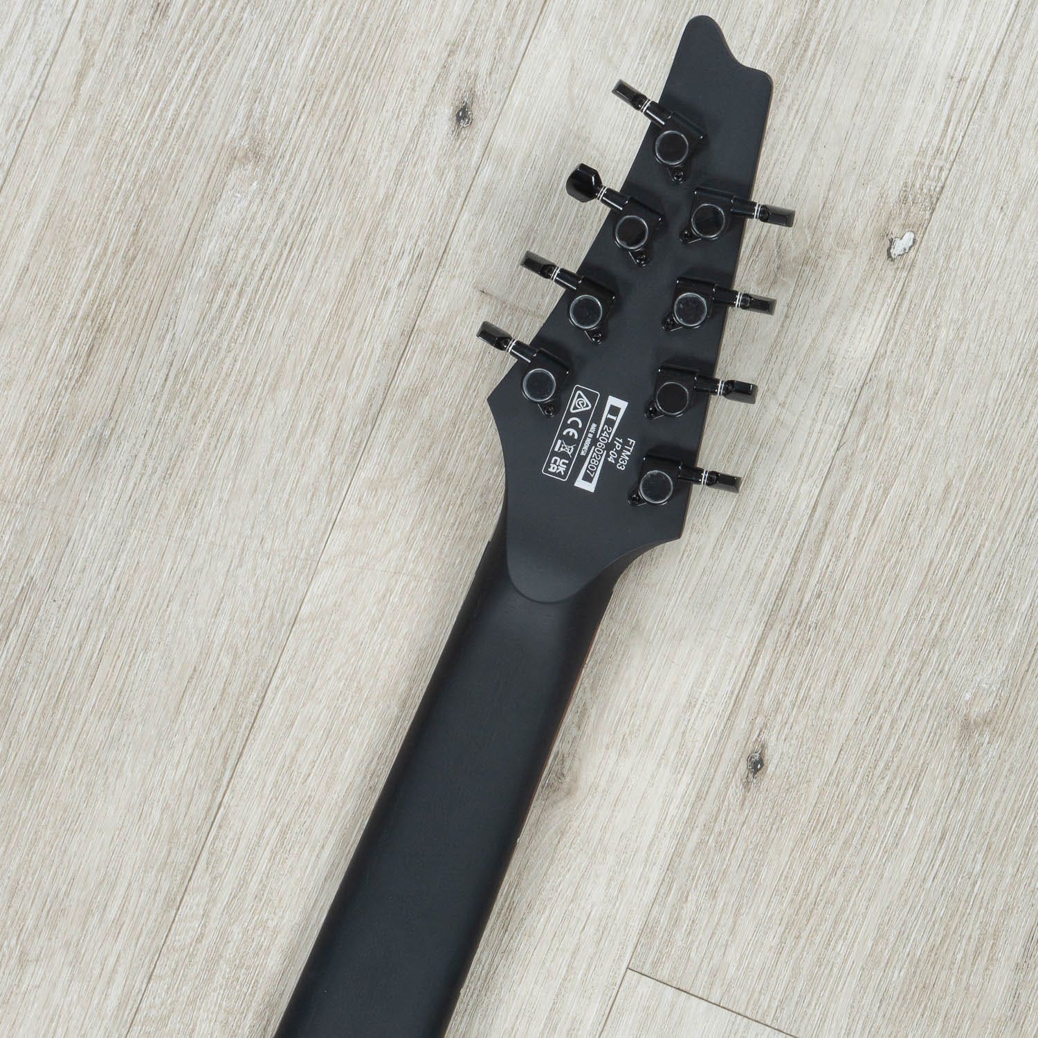 Ibanez FTM33 WK Fredrik Thordendal Signature 8-String Electric Guitar, Rosewood Fingerboard, Hard Case - Weathered Black