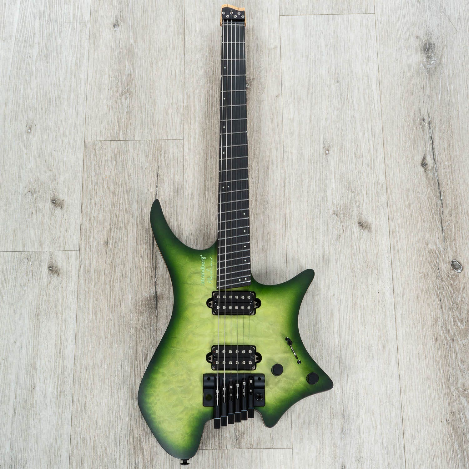 Strandberg Boden Prog NX 6 Multi-Scale Headless Electric Guitar, Earth Green