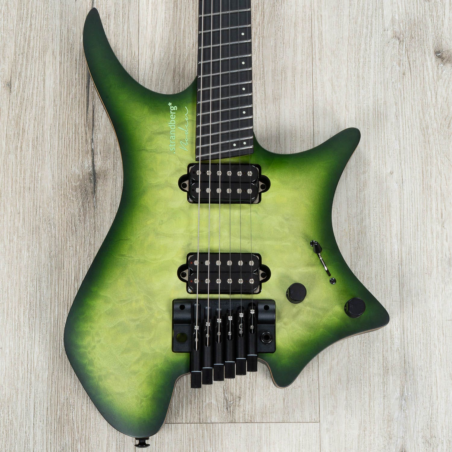 Strandberg Boden Prog NX 6 Multi-Scale Headless Electric Guitar, Earth Green