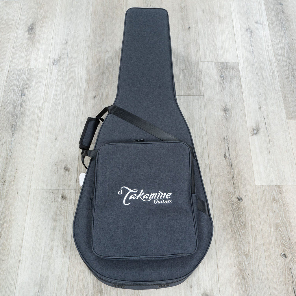 Takamine EF341DX Dreadnought Acoustic-Electric Guitar, Rosewood Fretboard, Black