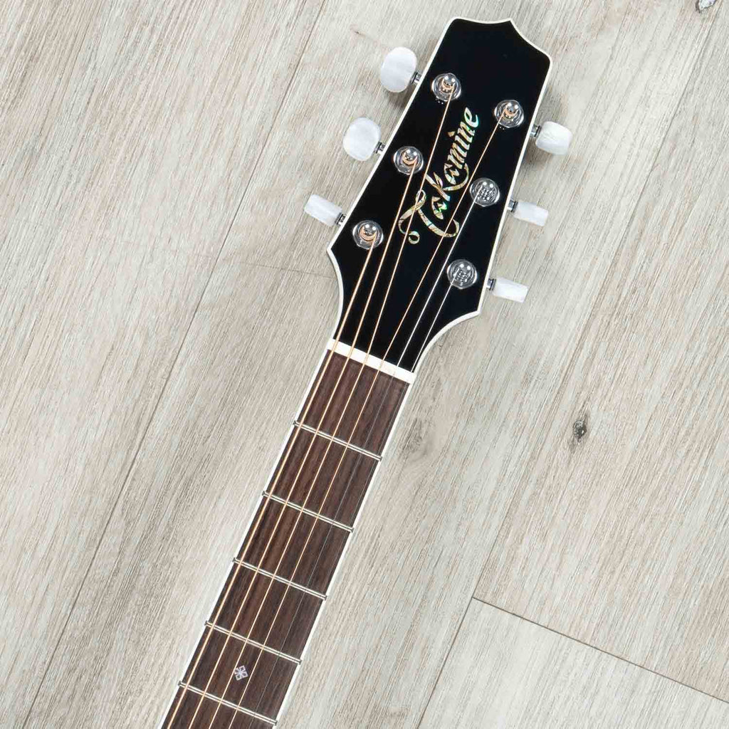 Takamine EF341DX Dreadnought Acoustic-Electric Guitar, Rosewood Fretboard, Black