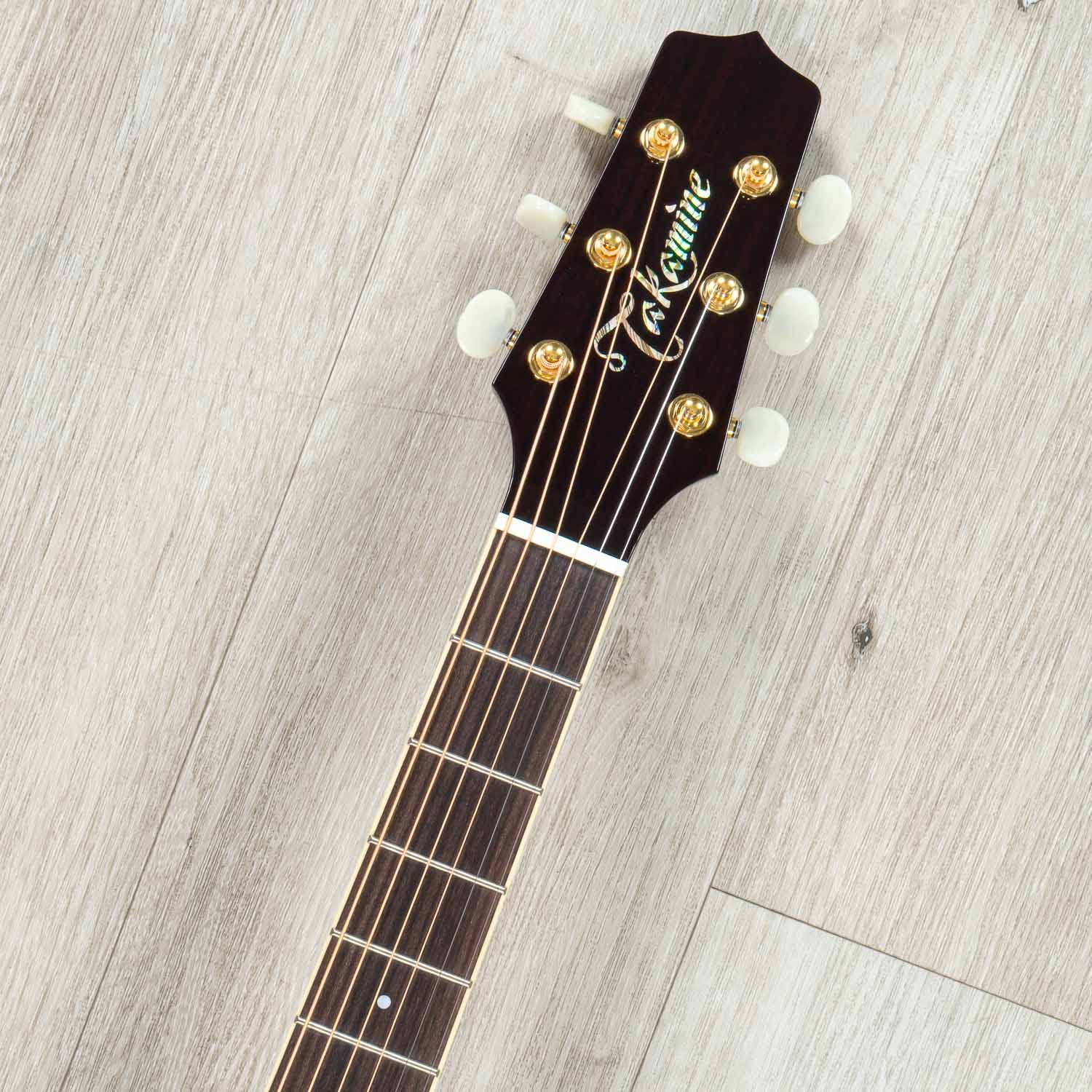 Takamine John Jorgenson Signature JJ325SRC Dreadnought Acoustic-Electric Guitar, Gloss Red