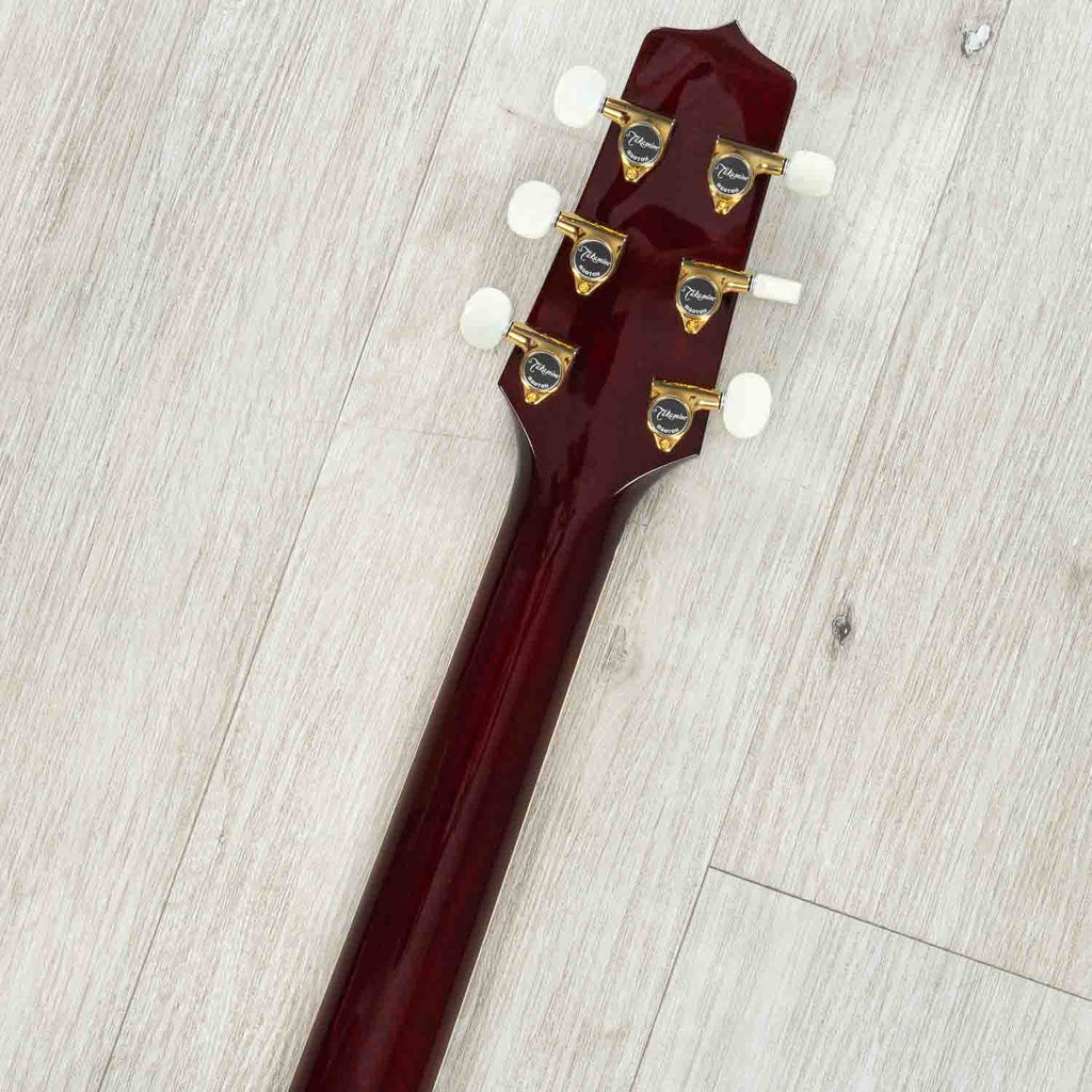 Takamine John Jorgenson Signature JJ325SRC Dreadnought Acoustic-Electric Guitar, Gloss Red