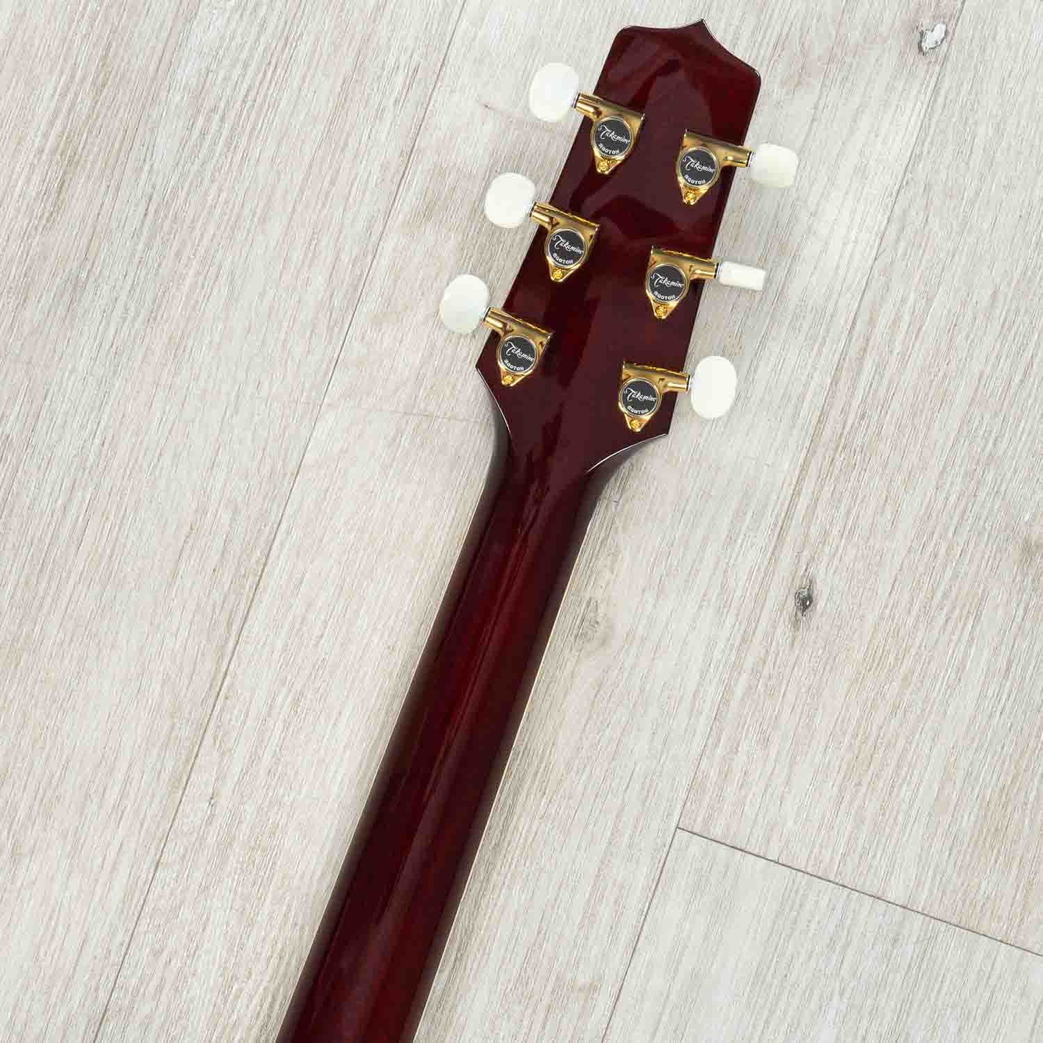 Takamine John Jorgenson Signature JJ325SRC Dreadnought Acoustic-Electric Guitar, Gloss Red