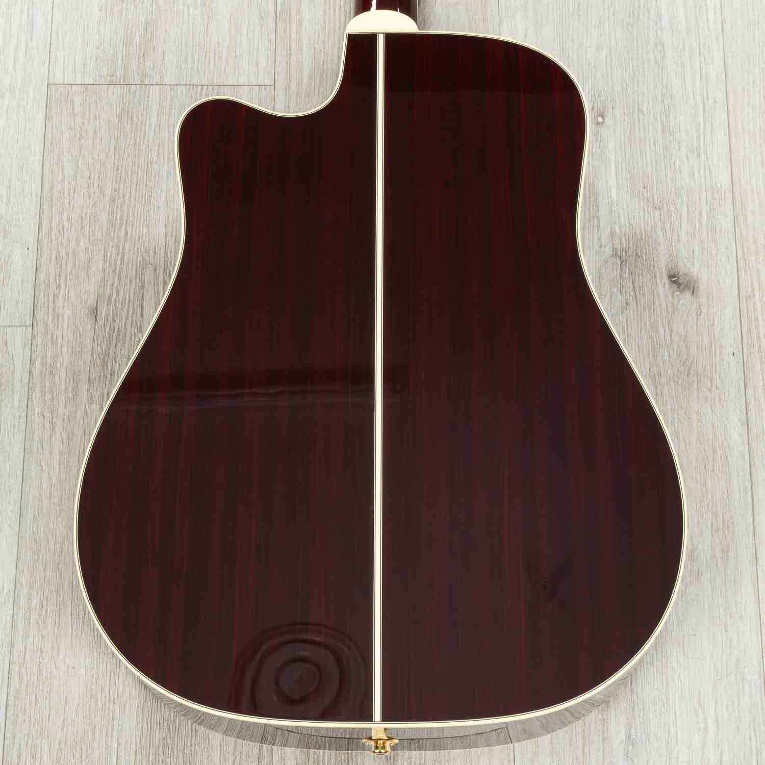 Takamine John Jorgenson Signature JJ325SRC Dreadnought Acoustic-Electric Guitar, Gloss Red