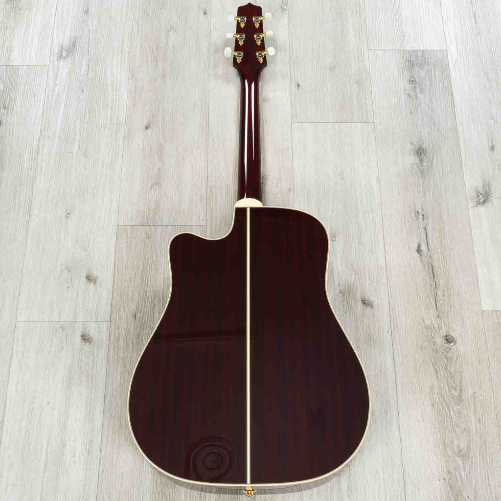 Takamine John Jorgenson Signature JJ325SRC Dreadnought Acoustic-Electric Guitar, Gloss Red
